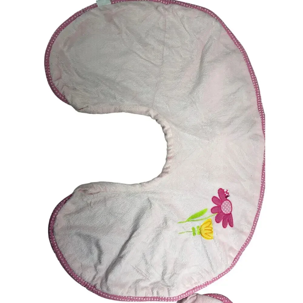 2 Boppy nursing pillow pink covers